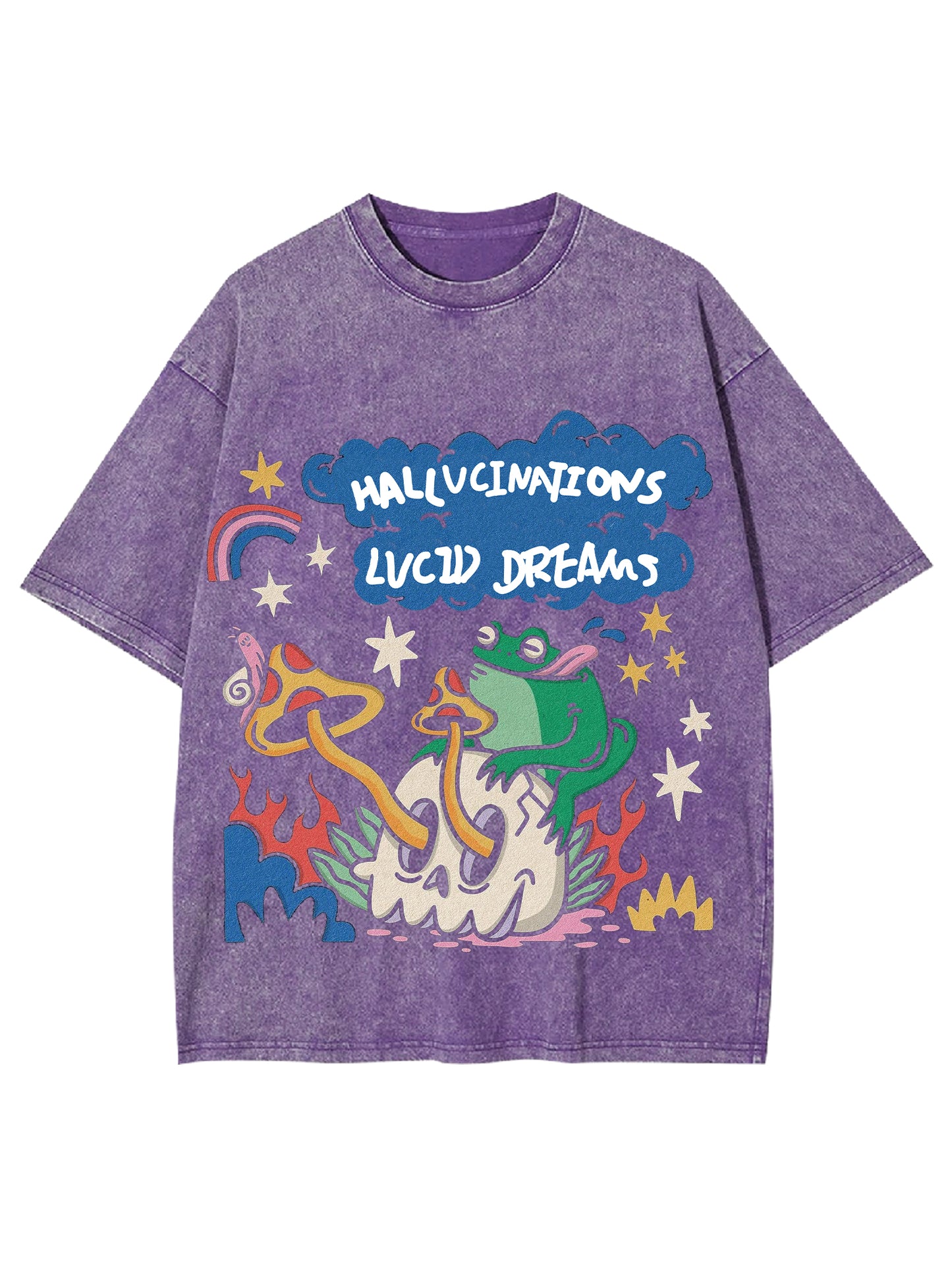 HALLUCINATIONS  LUCID DREAMS WASHED TSHIRT