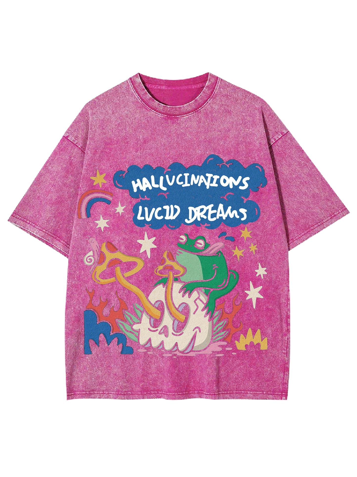 HALLUCINATIONS  LUCID DREAMS WASHED TSHIRT