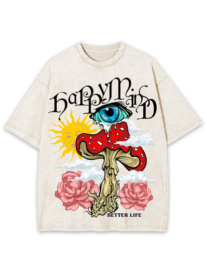 HAPPYMIND WASHED TSHIRT