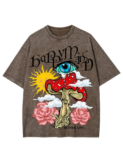 HAPPYMIND WASHED TSHIRT