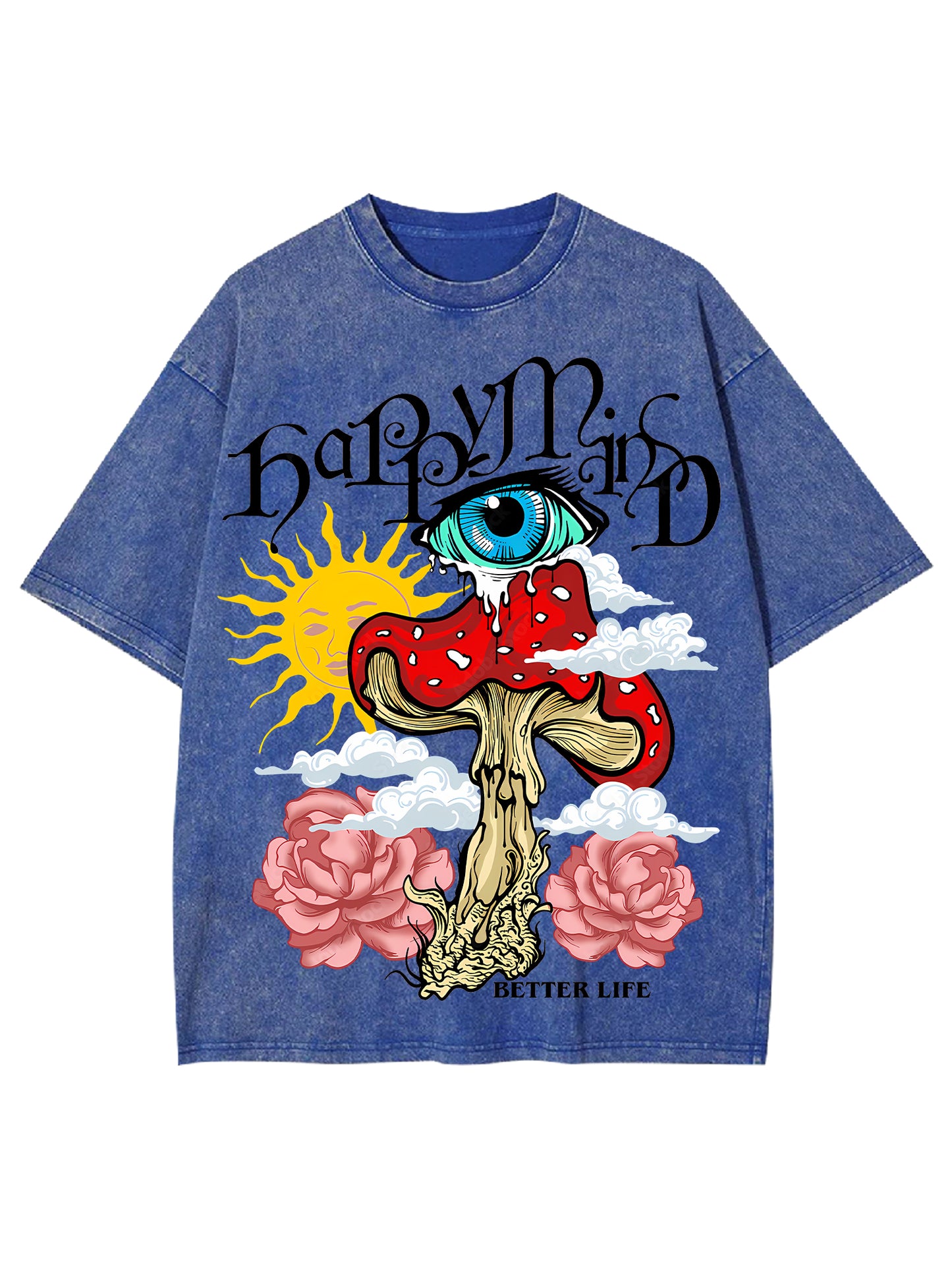 HAPPYMIND WASHED TSHIRT