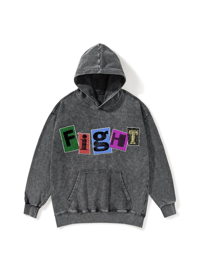 HIGHT WASHED HOODIE