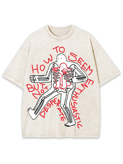 HOW TO DO IT WASHED TSHIRT