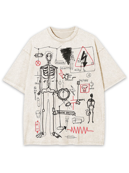 HUMAN PROCESSES WASHED TSHIRT