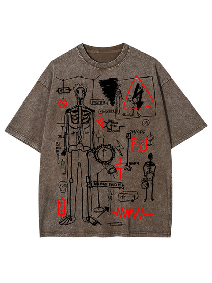 HUMAN PROCESSES WASHED TSHIRT