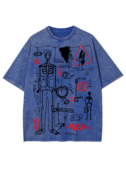 HUMAN PROCESSES WASHED TSHIRT