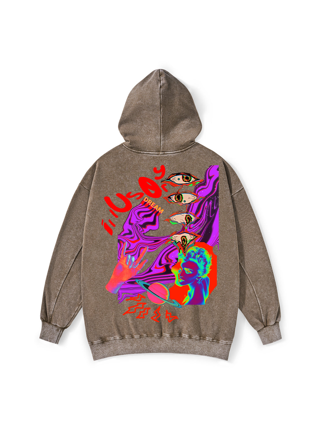 ILLUSORY WASHED HOODIE