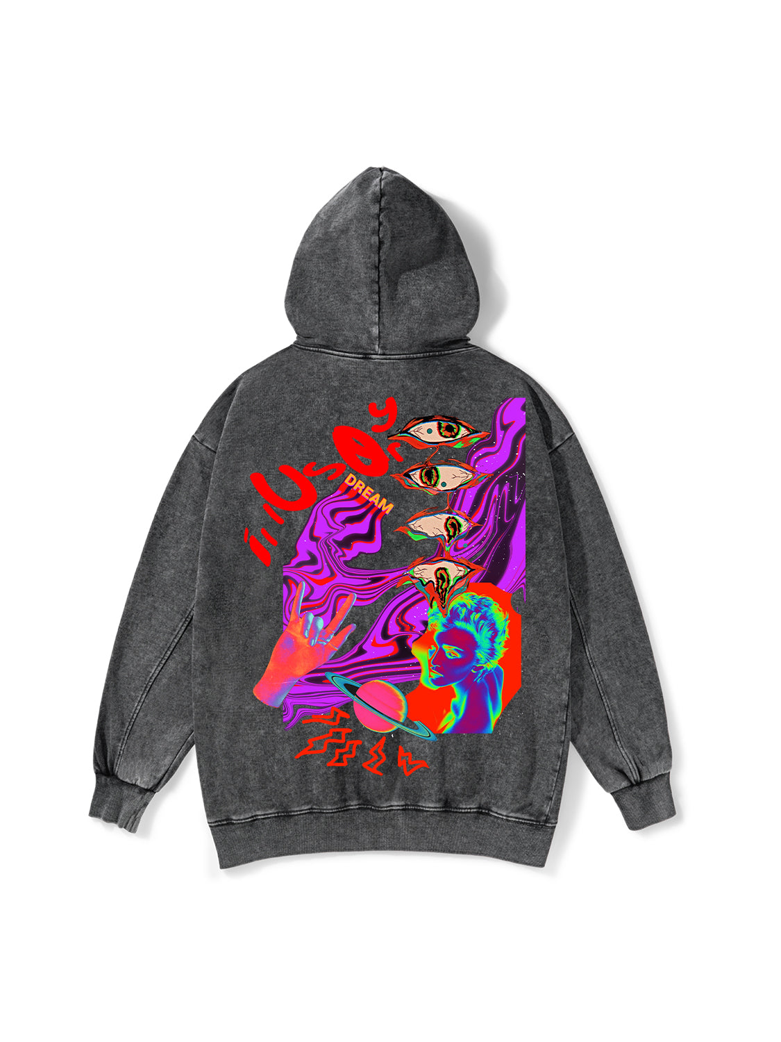 ILLUSORY WASHED HOODIE