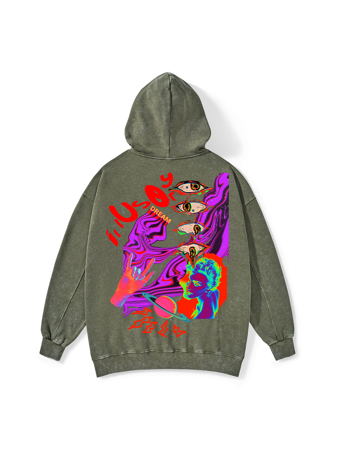 ILLUSORY WASHED HOODIE