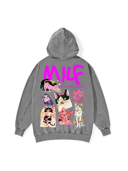 MILF WASHED HOODIE