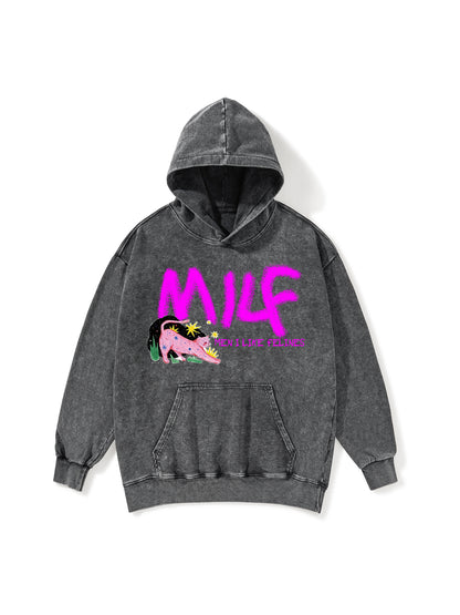 MILF WASHED HOODIE