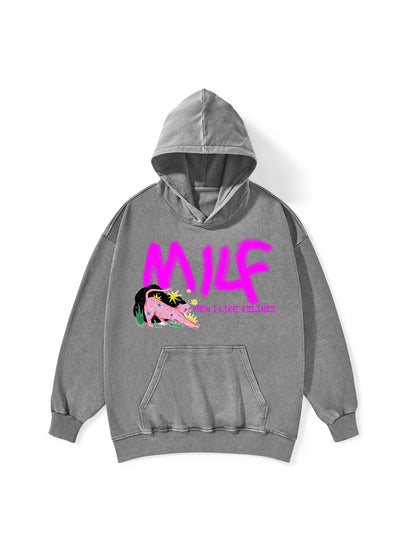 MILF WASHED HOODIE