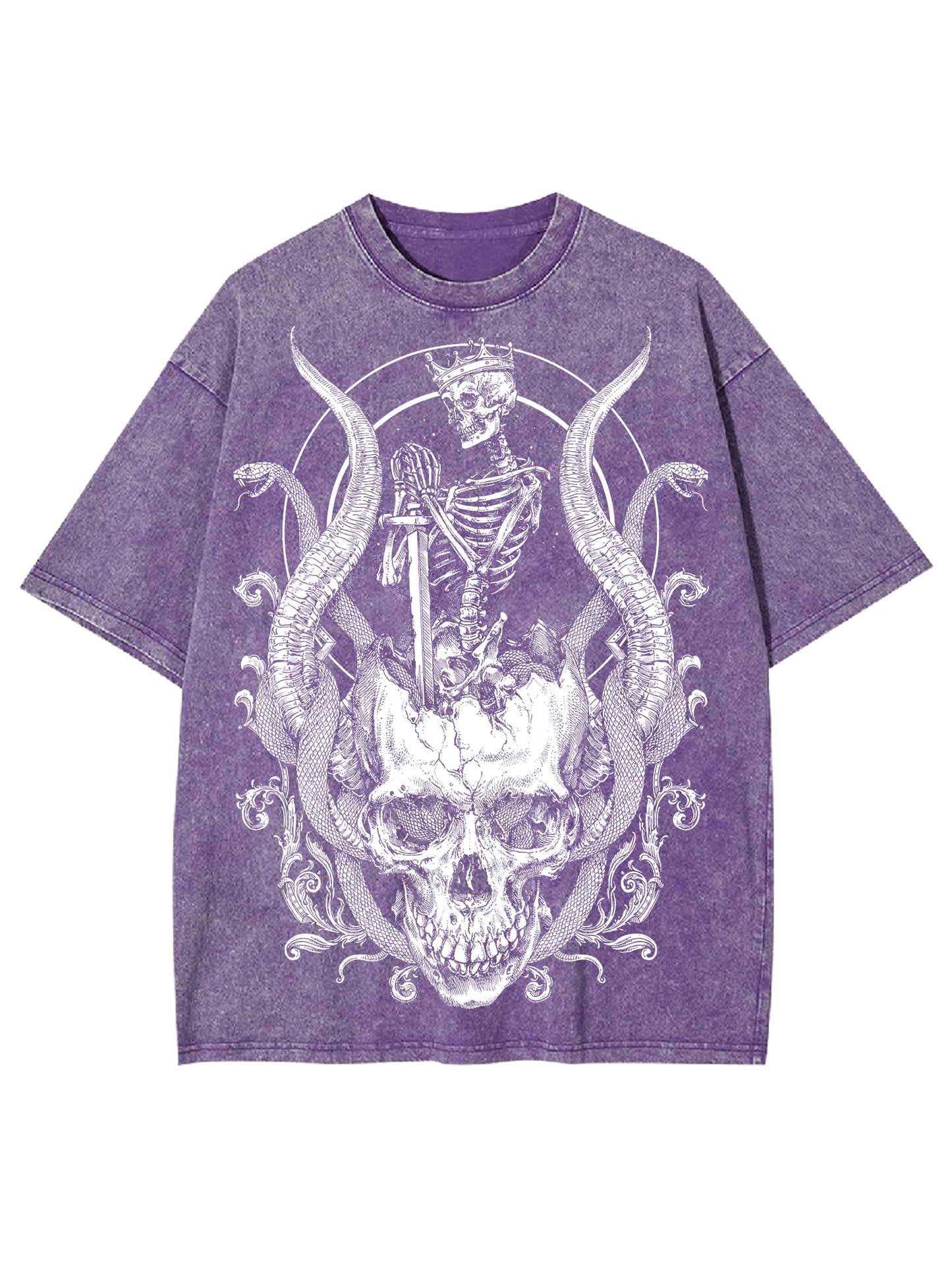 SKELETON KING WASHED TSHIRT