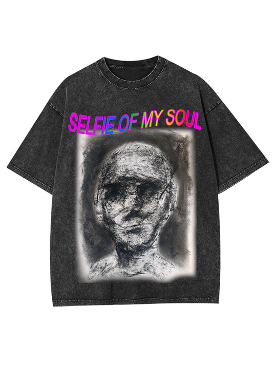 SELFIE OF MY SOUL WASHED TSHIRT