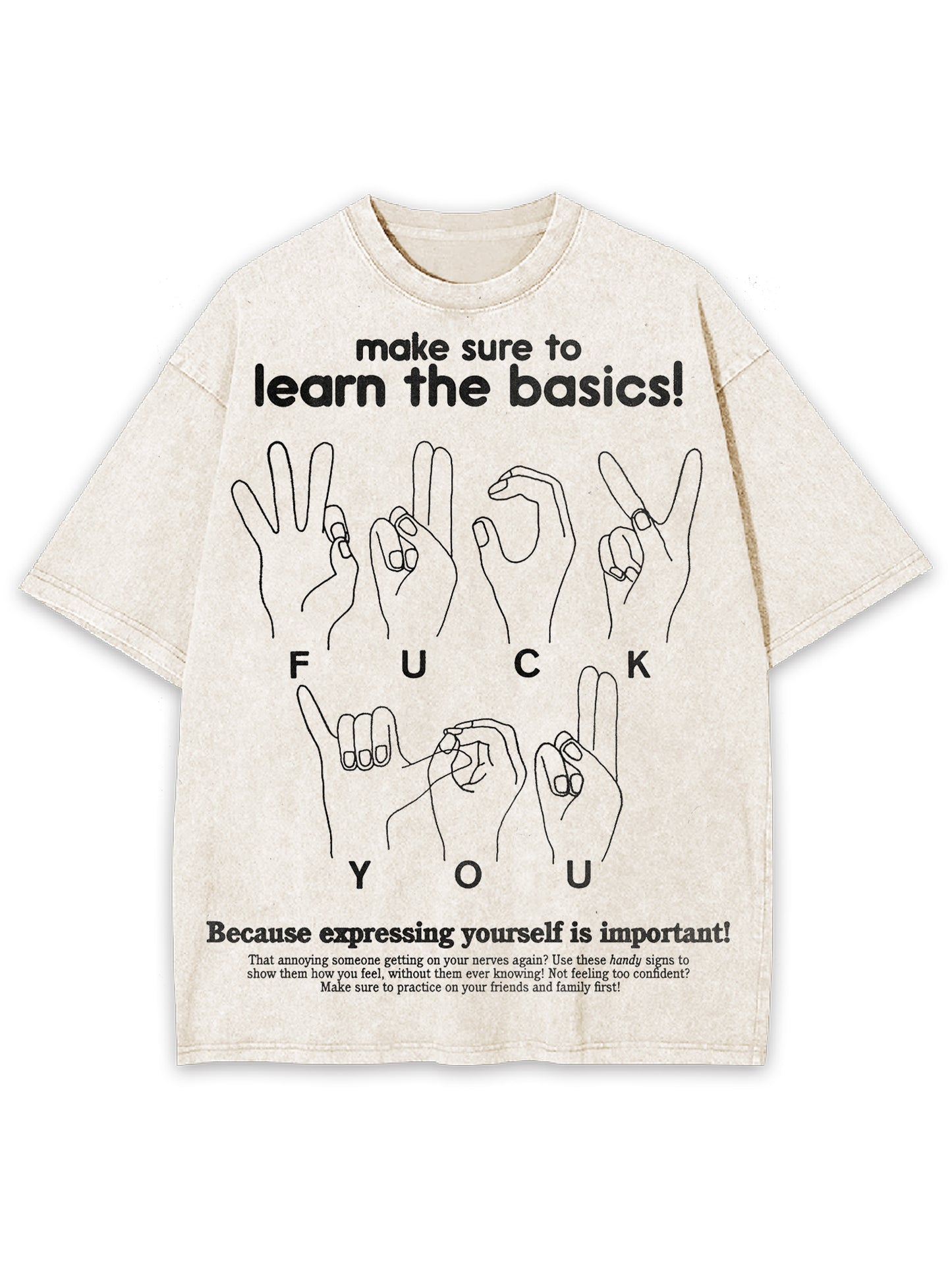 MAKE SURE TO LEARN THE BASICS! WASHED TSHIRT