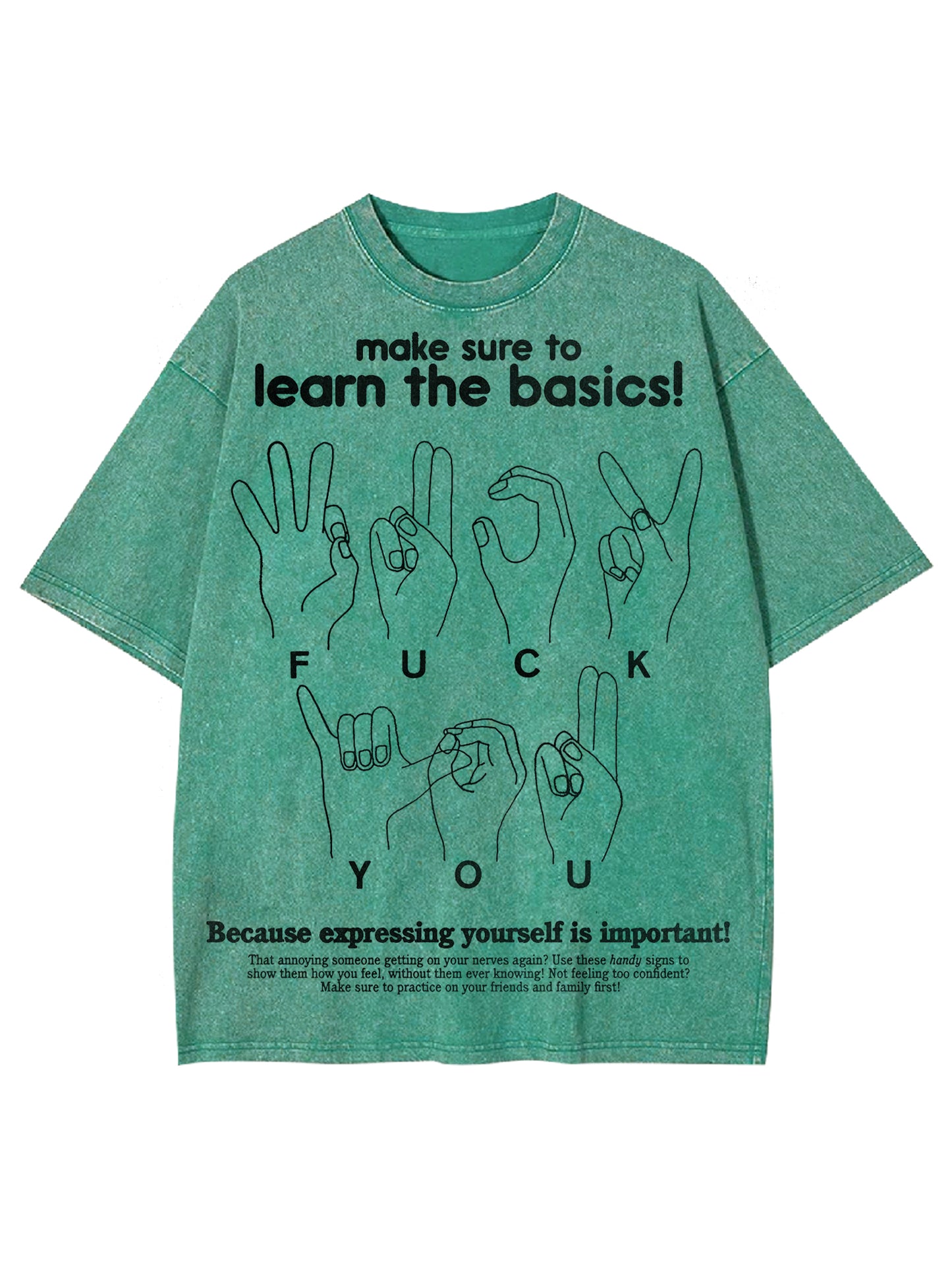 MAKE SURE TO LEARN THE BASICS! WASHED TSHIRT