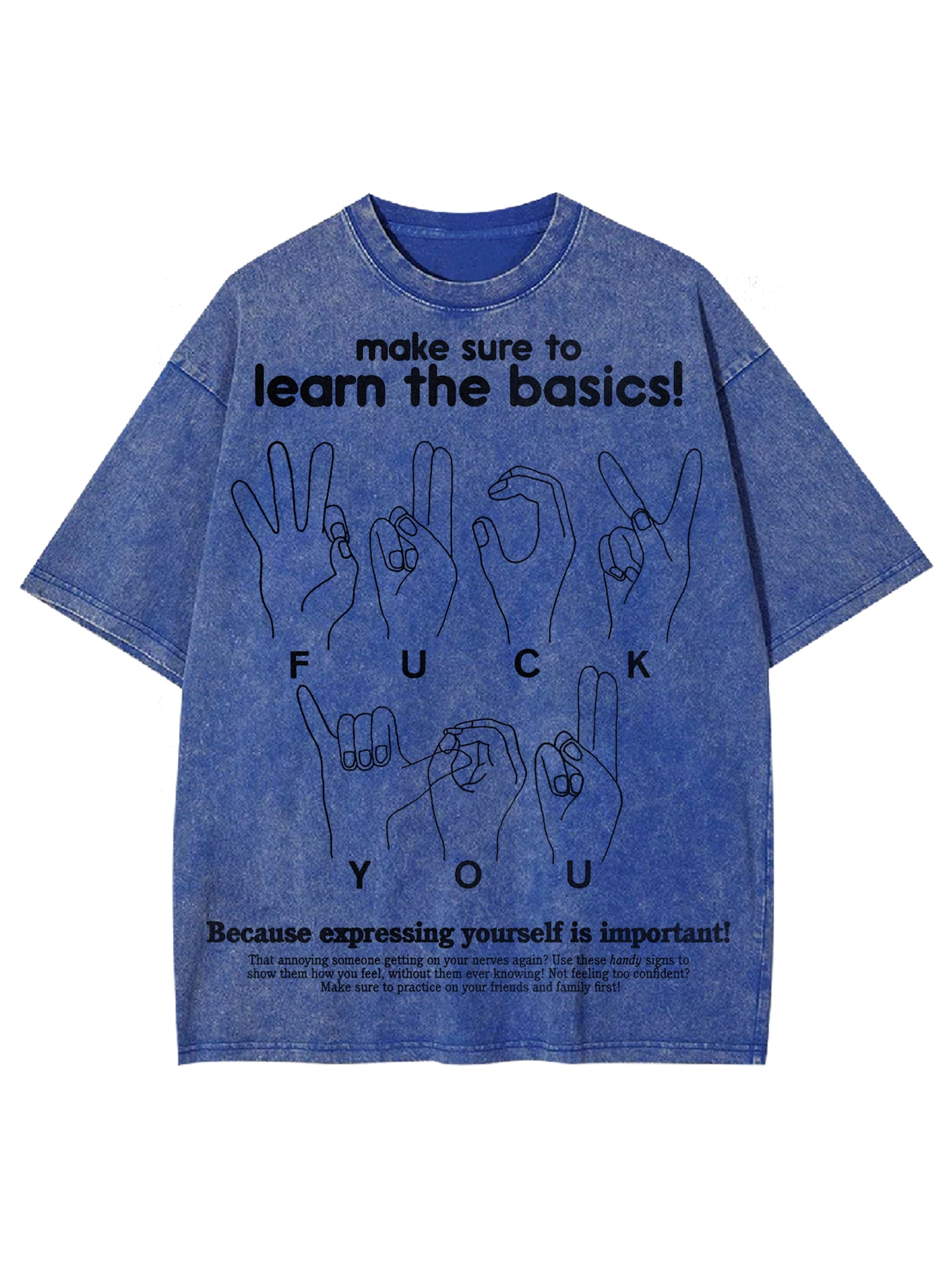 MAKE SURE TO LEARN THE BASICS! WASHED TSHIRT