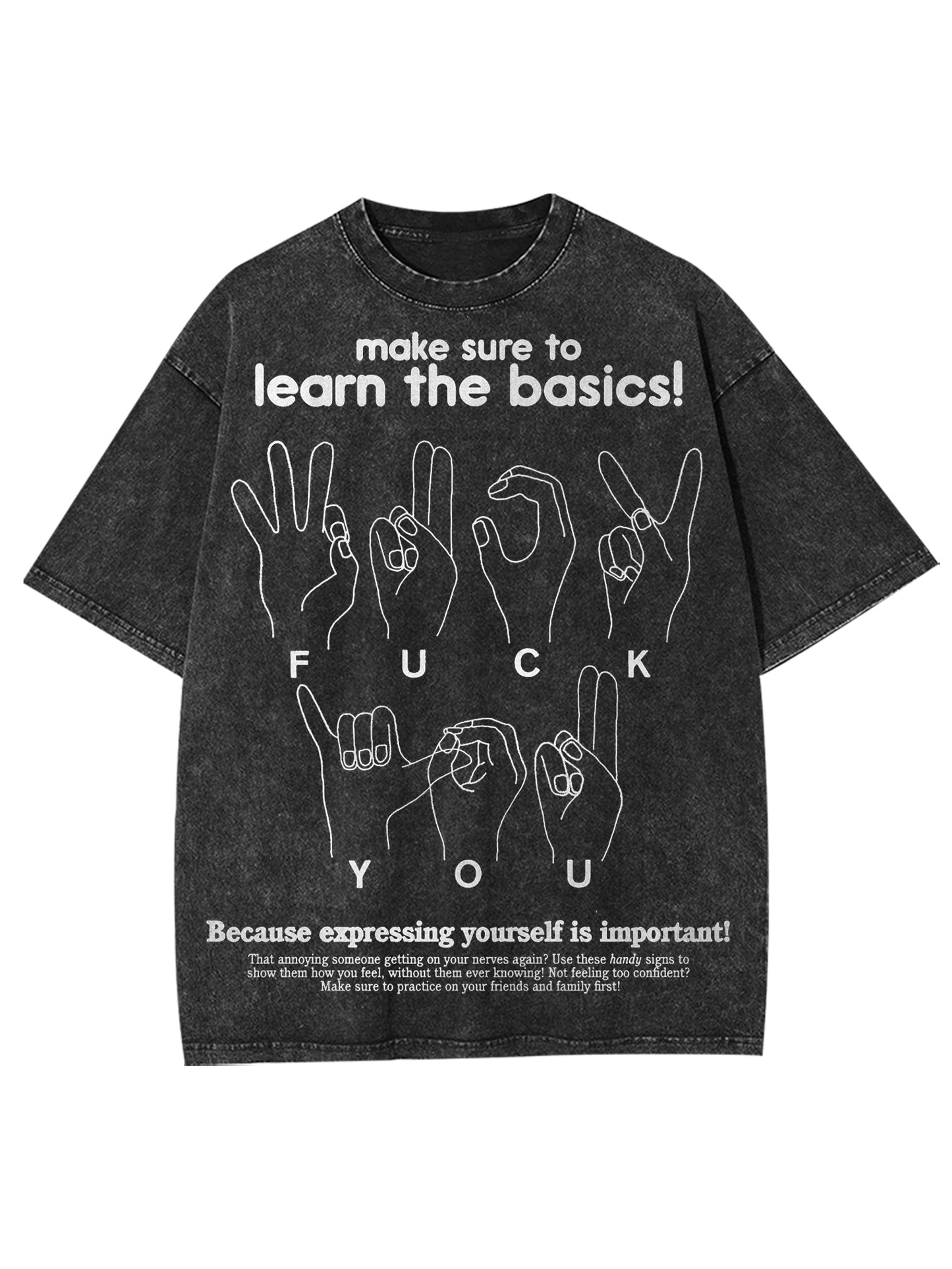 MAKE SURE TO LEARN THE BASICS! WASHED TSHIRT