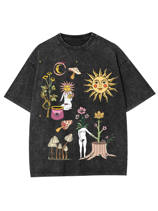 WEIRD WORLD WASHED TSHIRT