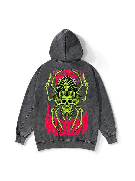 BLACK WIDOW WASHED HOODIE