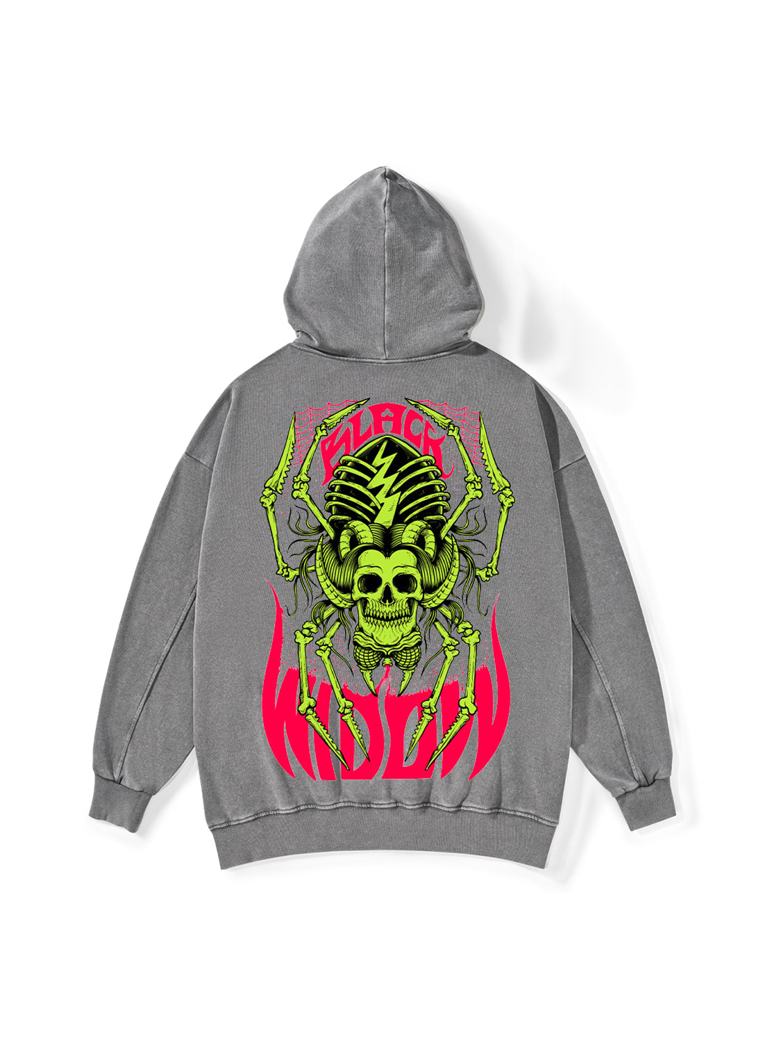 BLACK WIDOW WASHED HOODIE