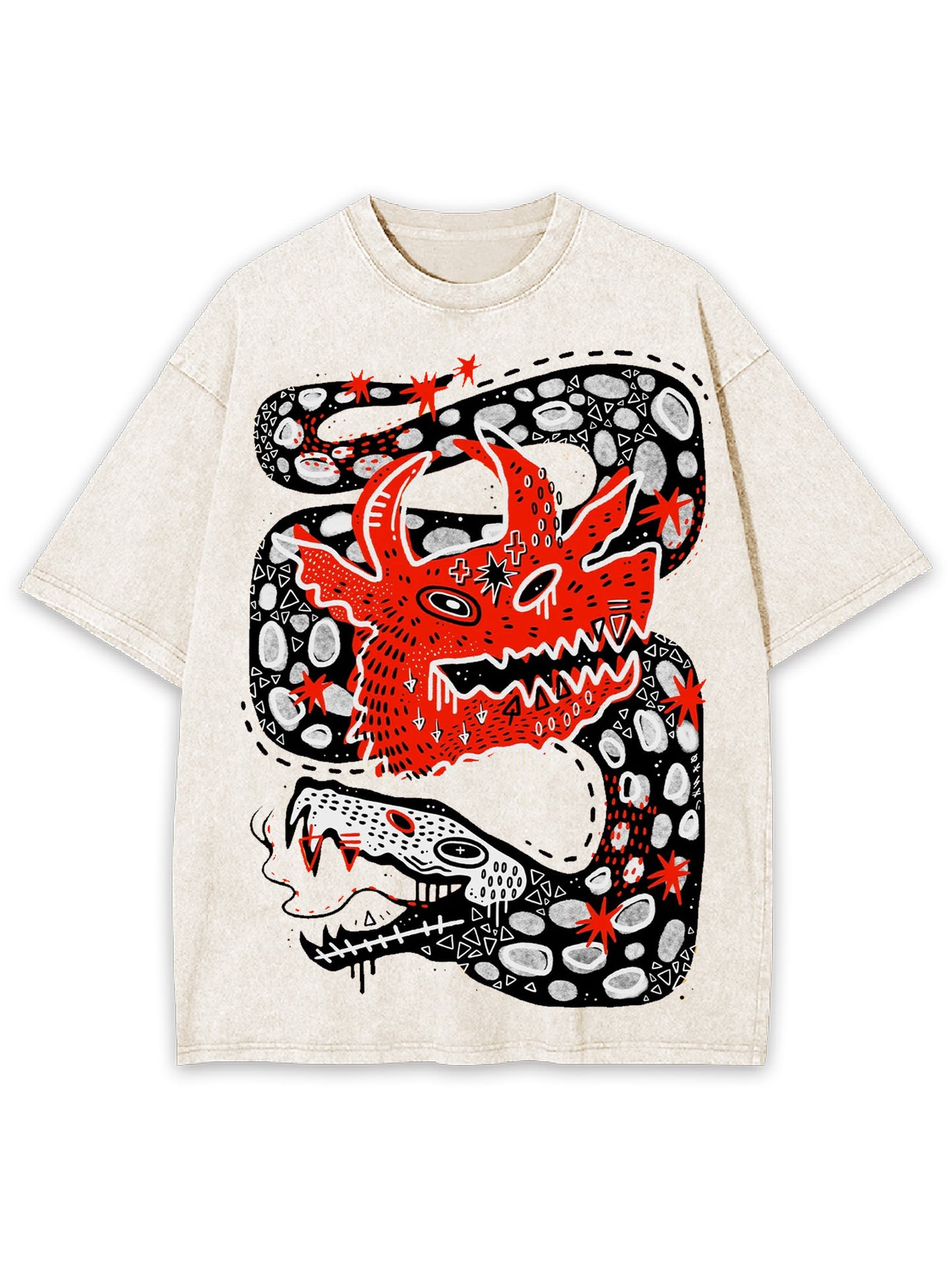 DRAGON WASHED TSHIRT