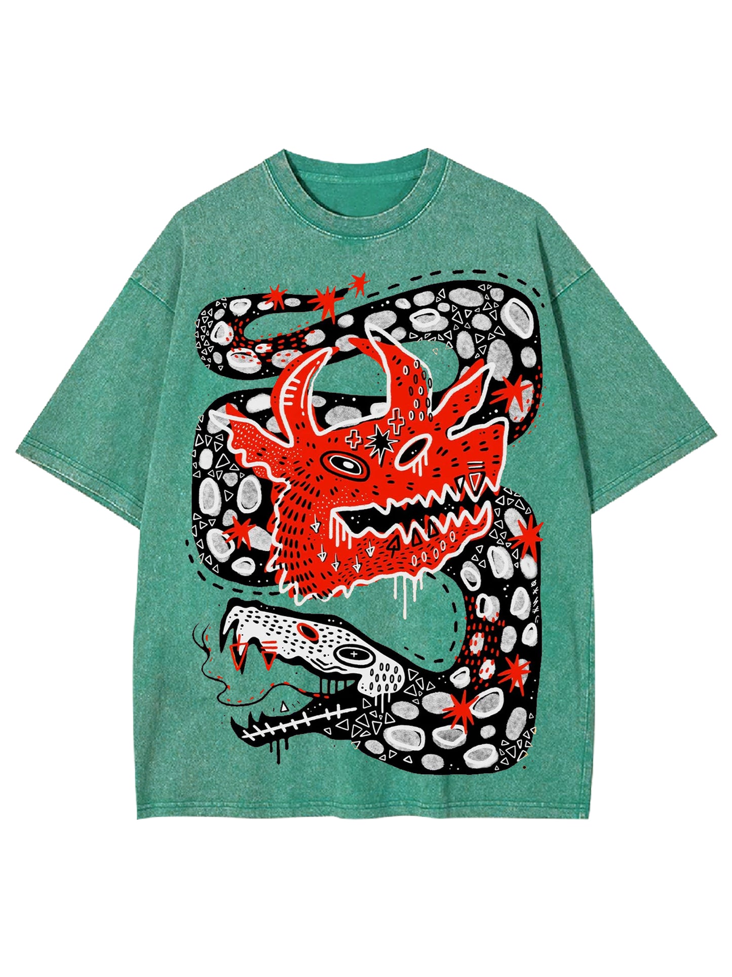 DRAGON WASHED TSHIRT