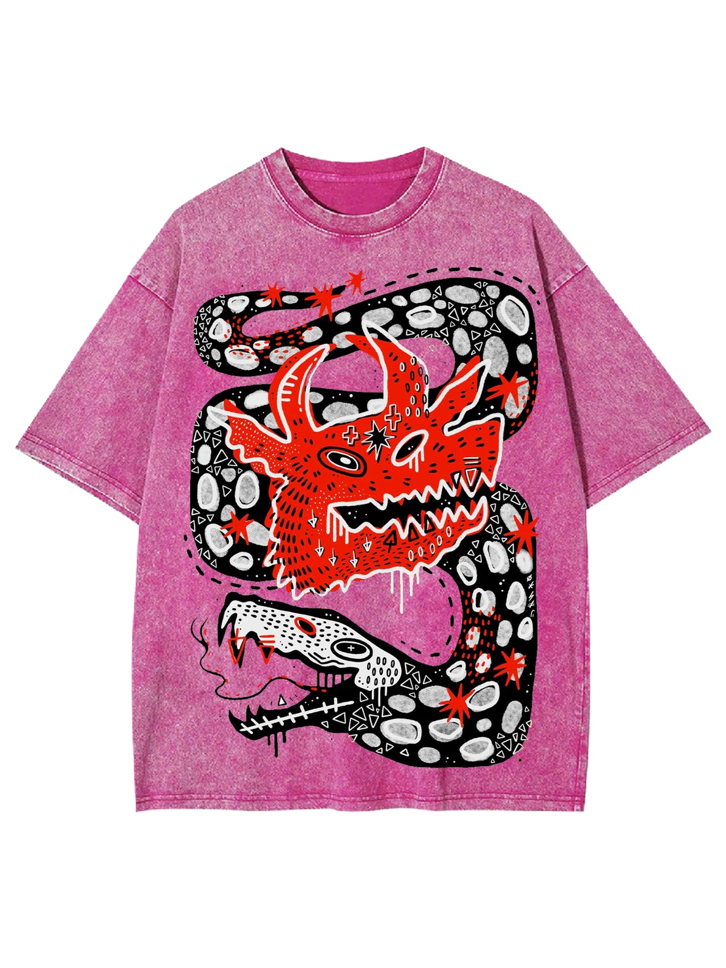 DRAGON WASHED TSHIRT