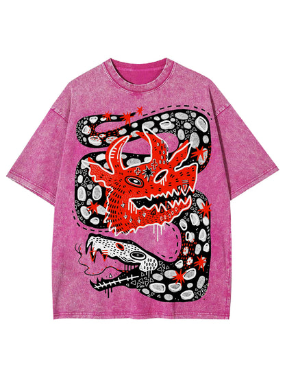 DRAGON WASHED TSHIRT