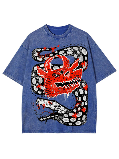 DRAGON WASHED TSHIRT