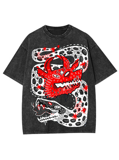 DRAGON WASHED TSHIRT