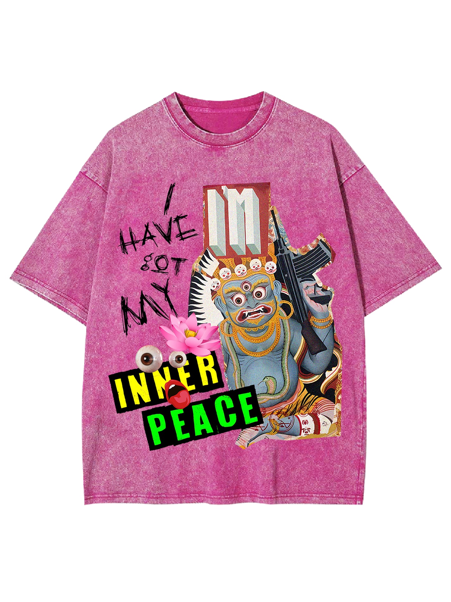 I HAVE GOT MY INNER PEACE WASHED TSHIRT