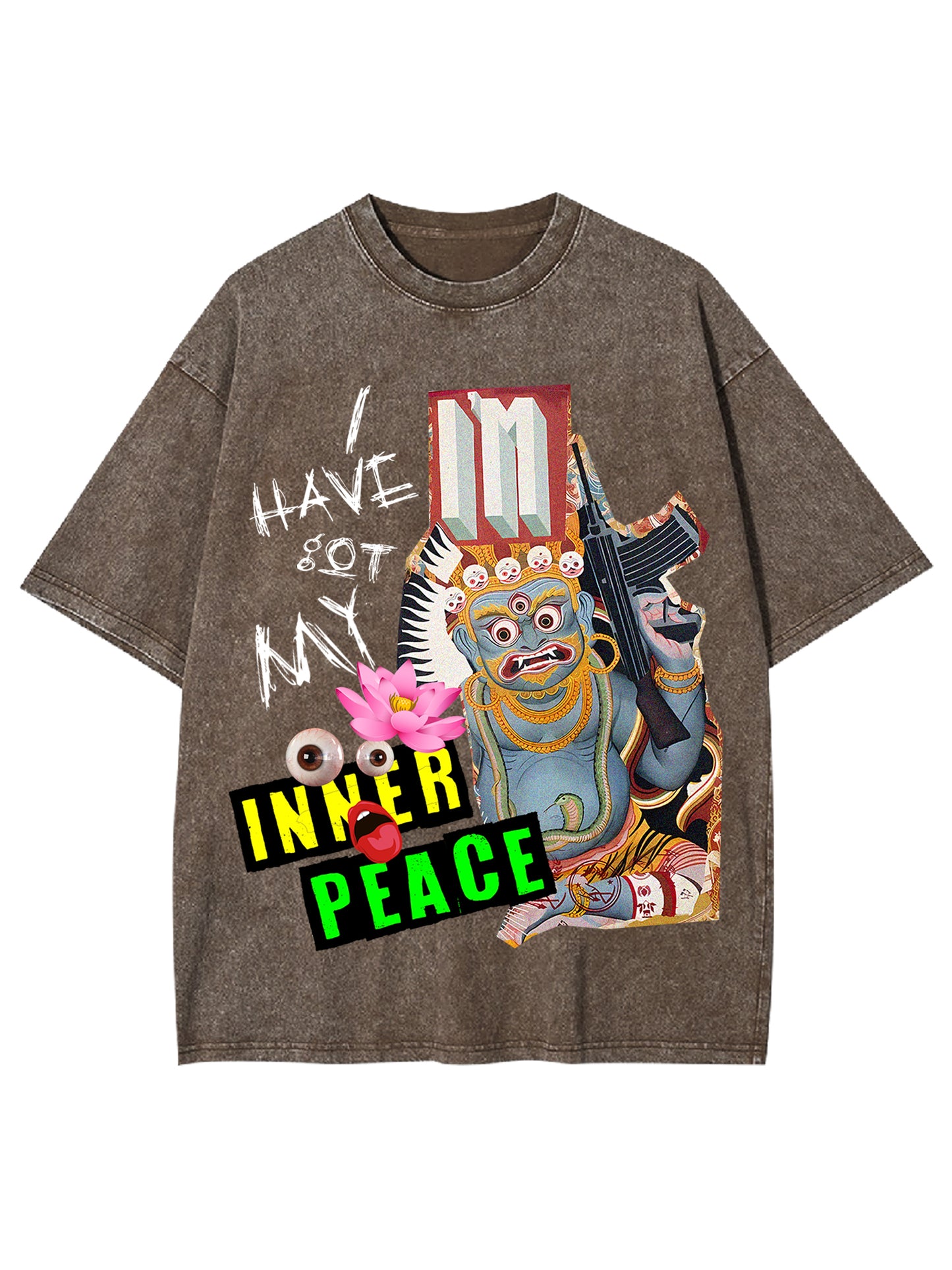 I HAVE GOT MY INNER PEACE WASHED TSHIRT