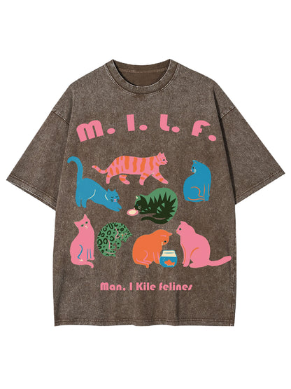 MILF WASHED TSHIRT