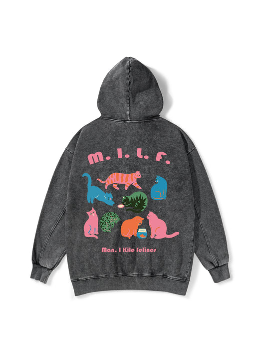 MILF WASHED HOODIE