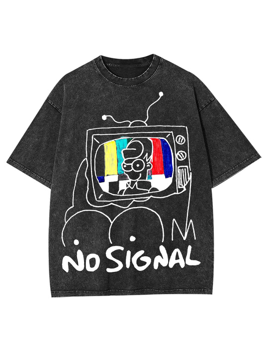 NO SIGNAL WASHED TSHIRT