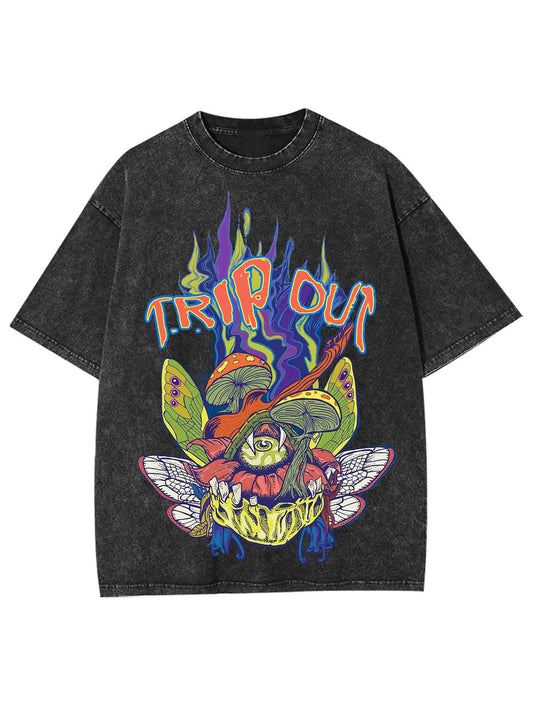 TRIP OUT WASHED TSHIRT