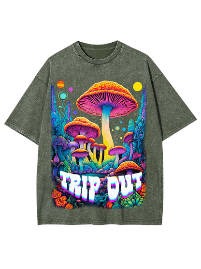 TRIP OUT WASHED TSHIRT