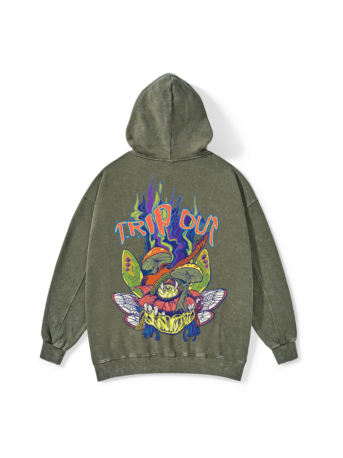 TRIP OUT WASHED HOODIE