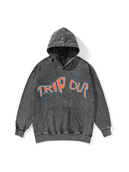 TRIP OUT WASHED HOODIE