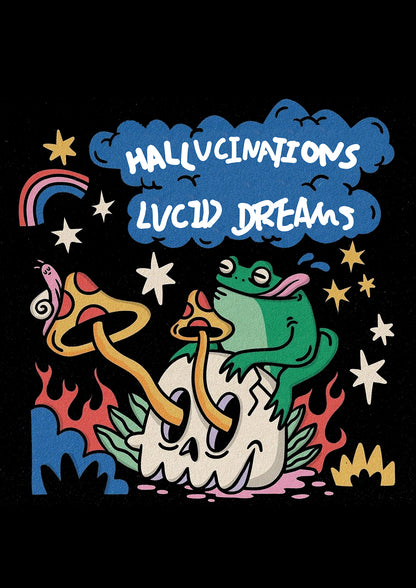 HALLUCINATIONS  LUCID DREAMS WASHED TSHIRT