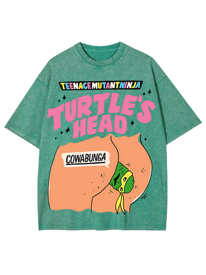 TURTLE'S HEAD WASHED TSHIRT